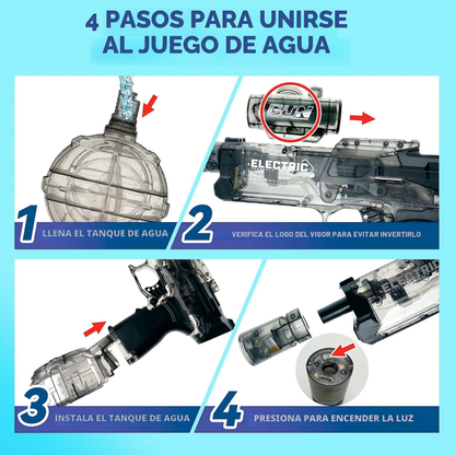 Pistola de Agua Eléctrica